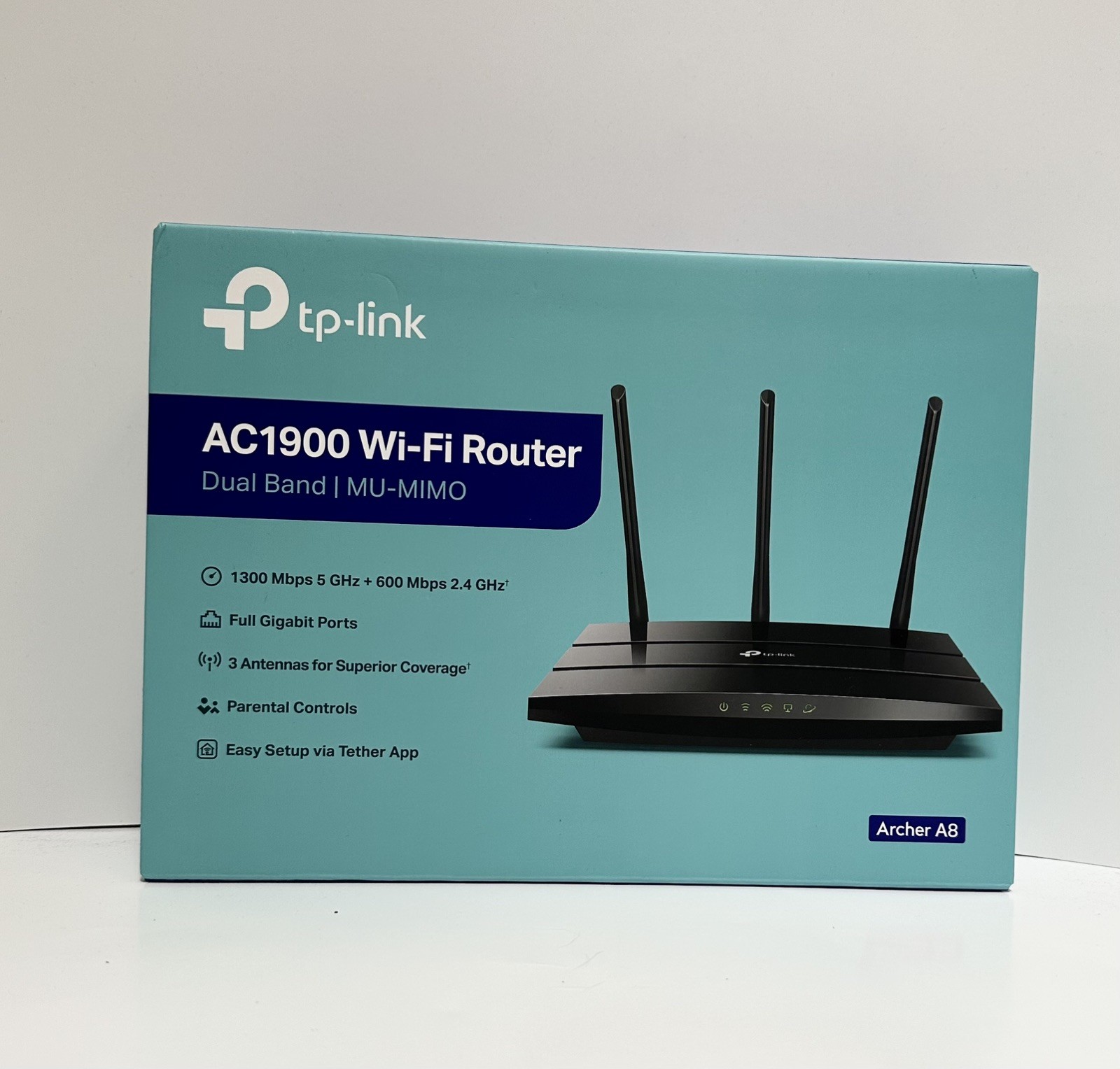 TP-Link Archer A8 AC1900 Smart Wi-Fi Router - Dual Band Gigabit MU-MIMO