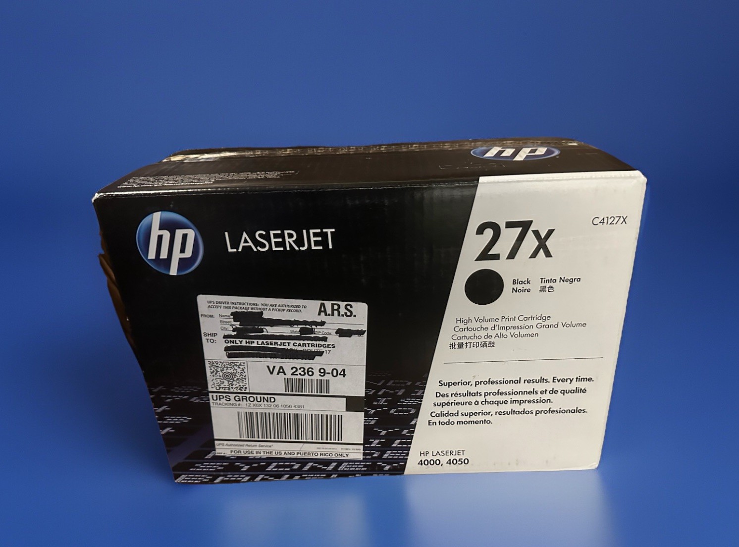 HP 27X Black Toner Cartridge