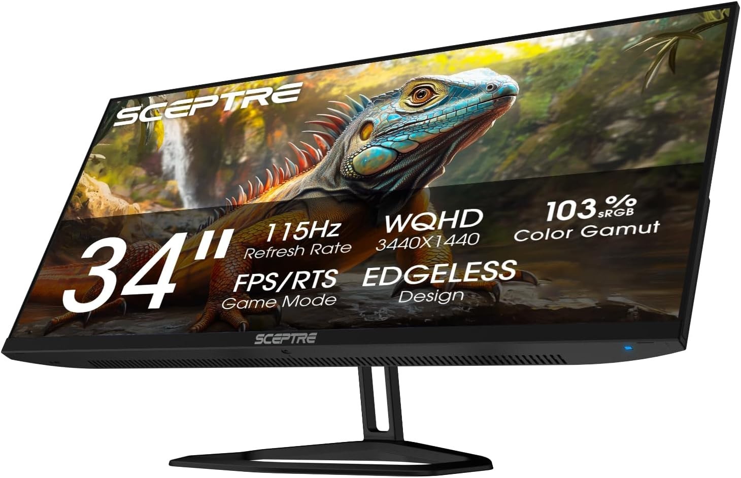 Sceptre New IPS 34-inch Prime Monitor 3440 x 1440 up to 115Hz 103% E345W-QU120D
