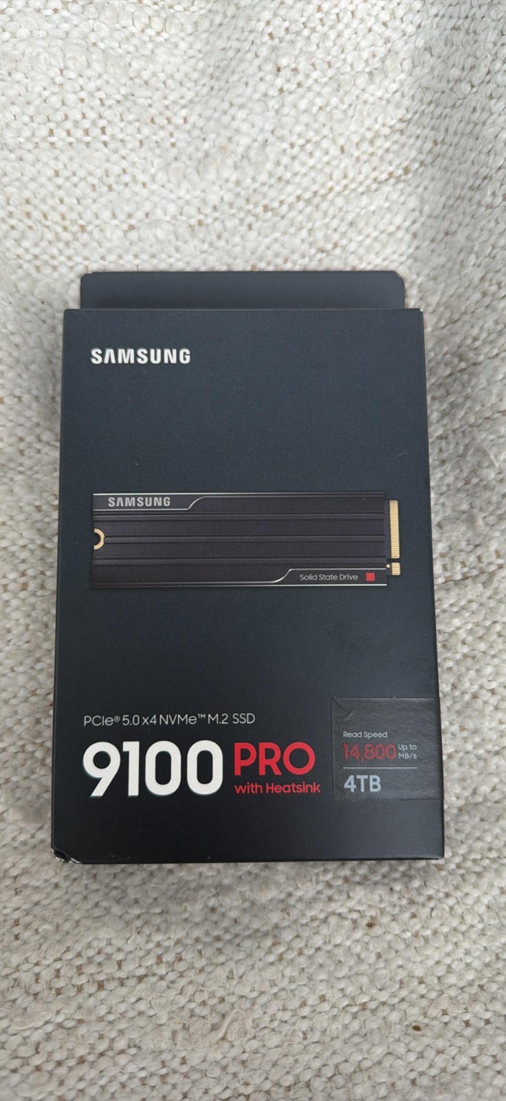 SAMSUNG 9100 PRO 4TB PCIe 5.0 w/HEATSINK NVMe (MZ-VAP4T0CW) SEALED NEW