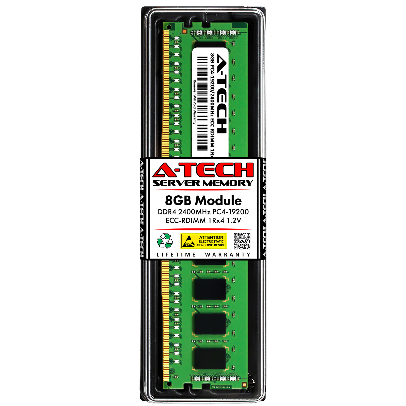 8GB DDR4 PC4-19200R RDIMM Replacement for Micron MTA18ADF1G72PZ-2G3B1 Memory RAM