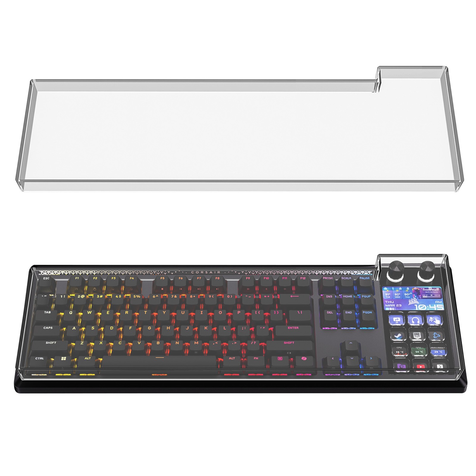 Geekria Keyboard Dust Cover for Corsair Galleon 100 SD