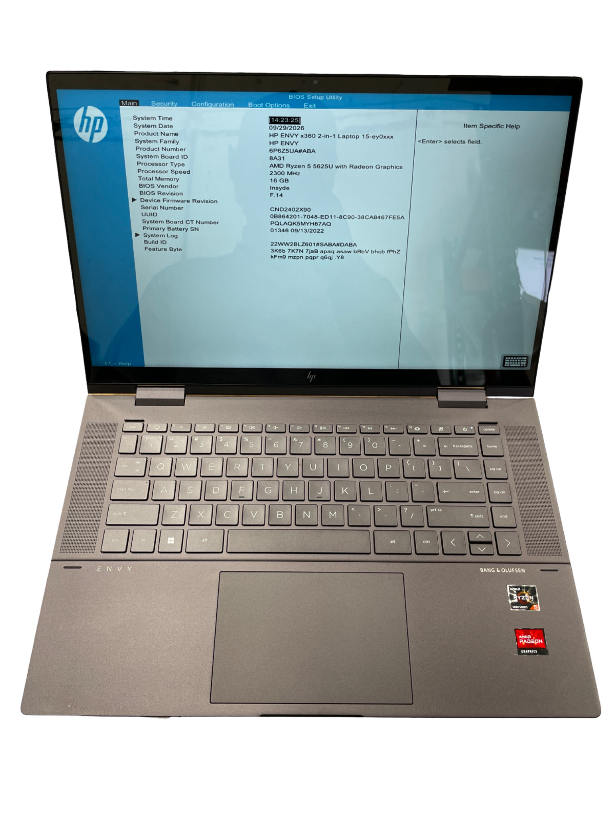 HP ENVY x360 15-ey0747nr 15.6" FHD Touch Ryzen 5 5625U 16GB 512GB NVMe 2in1  #26