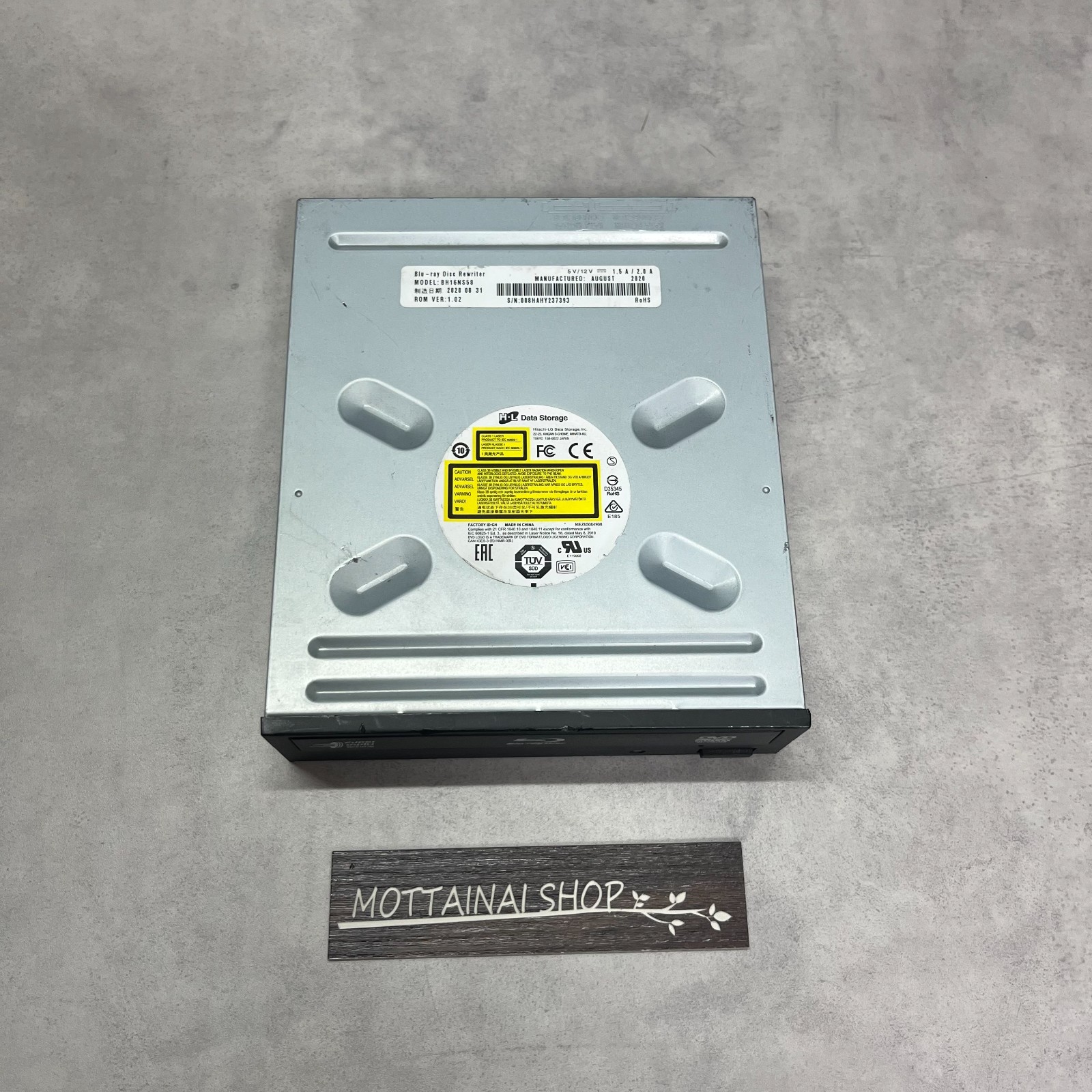 Hitachi LG BH16NS58 Internal BDXL Blu ray BD RE DVD CD Writer SATA Drive Tested