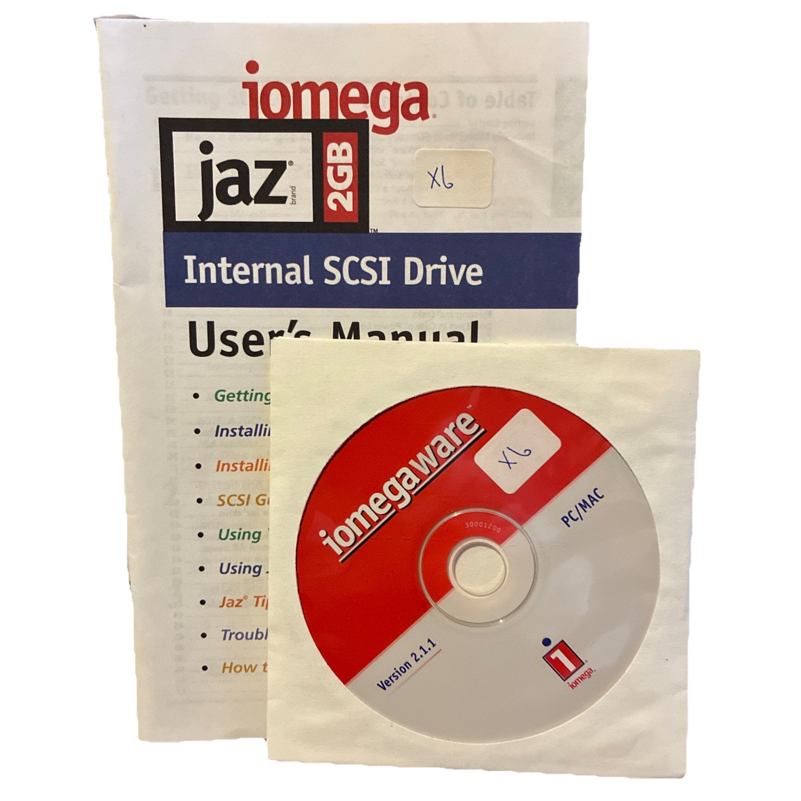 Vintage Iomegaware Version 2.1.1 Used