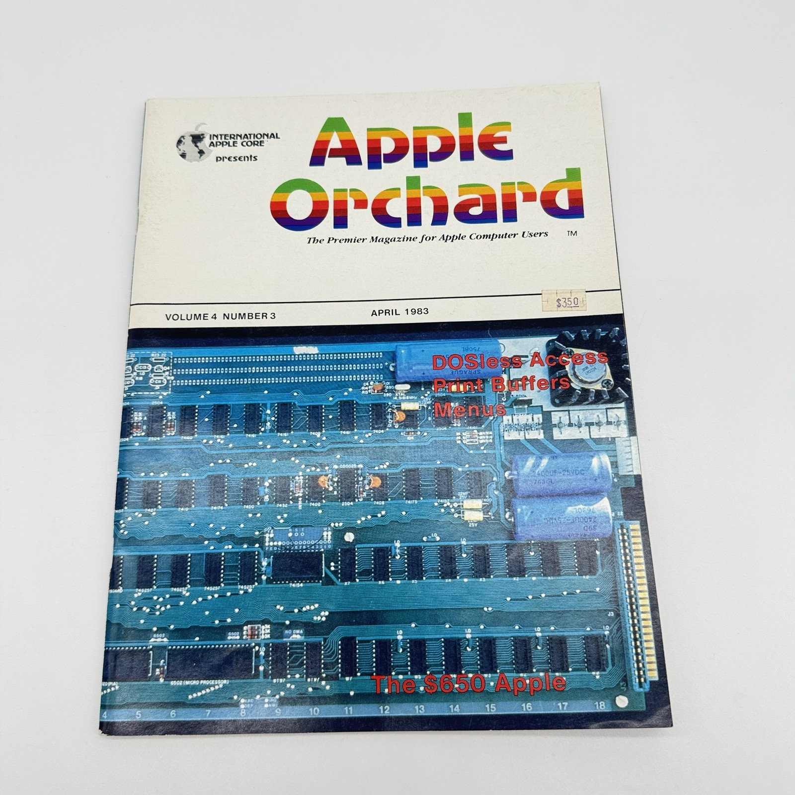 Apple Orchard Magazine - April 1983 Volume 4 Number 3 - Vintage Apple Computing