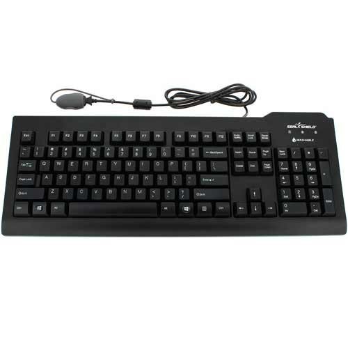 Seal Shield Silver Seal Glow Waterproof Keyboard Long Cable (ssksv207gl)
