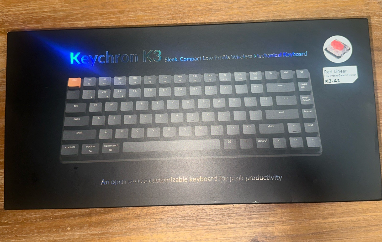 Keychron K3 Version 1 Red Linear Low Profile Switch  K3-A1