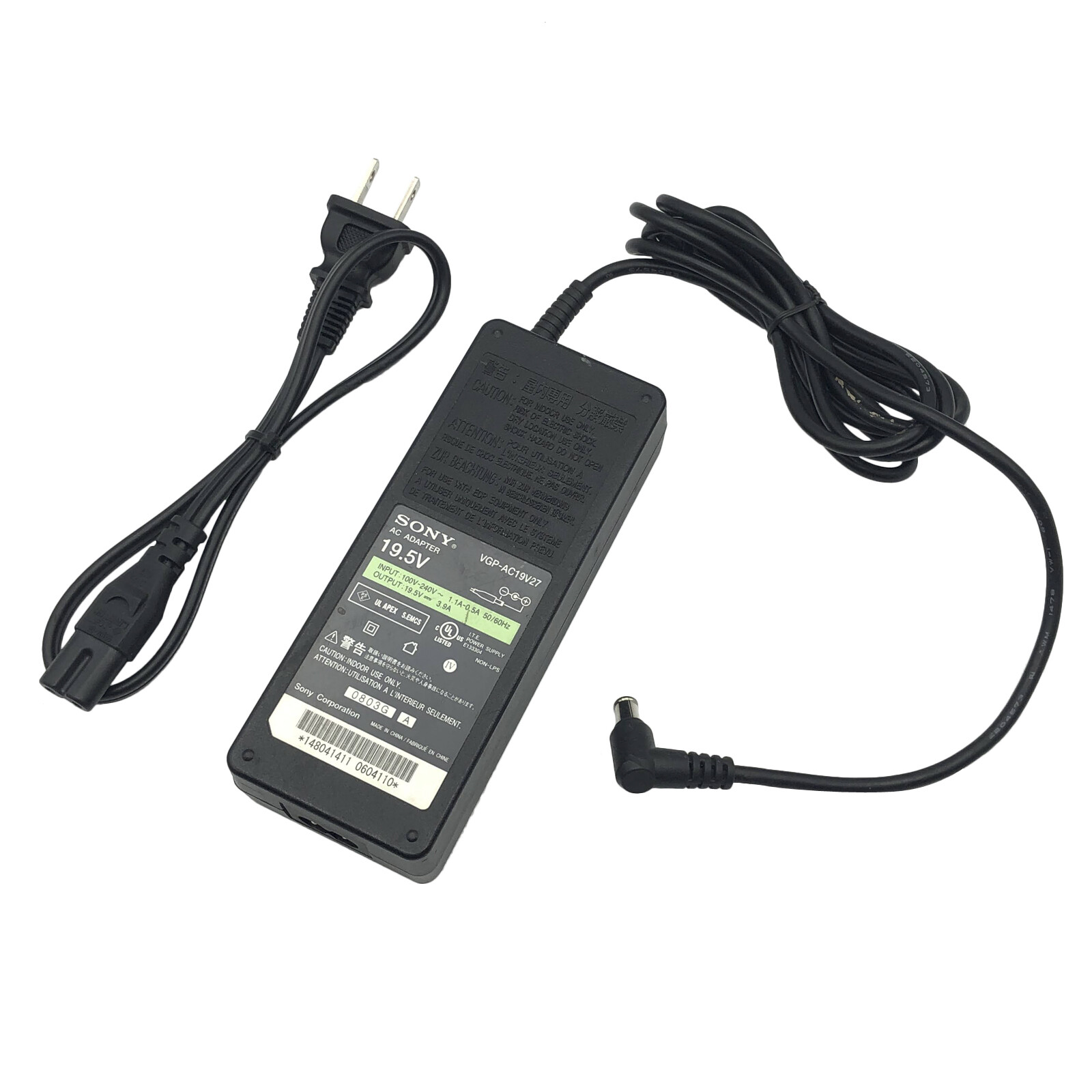 Original Sony 76W AC Power Adapter 19.5V 3.9A for Sony VAIO ADP75UB