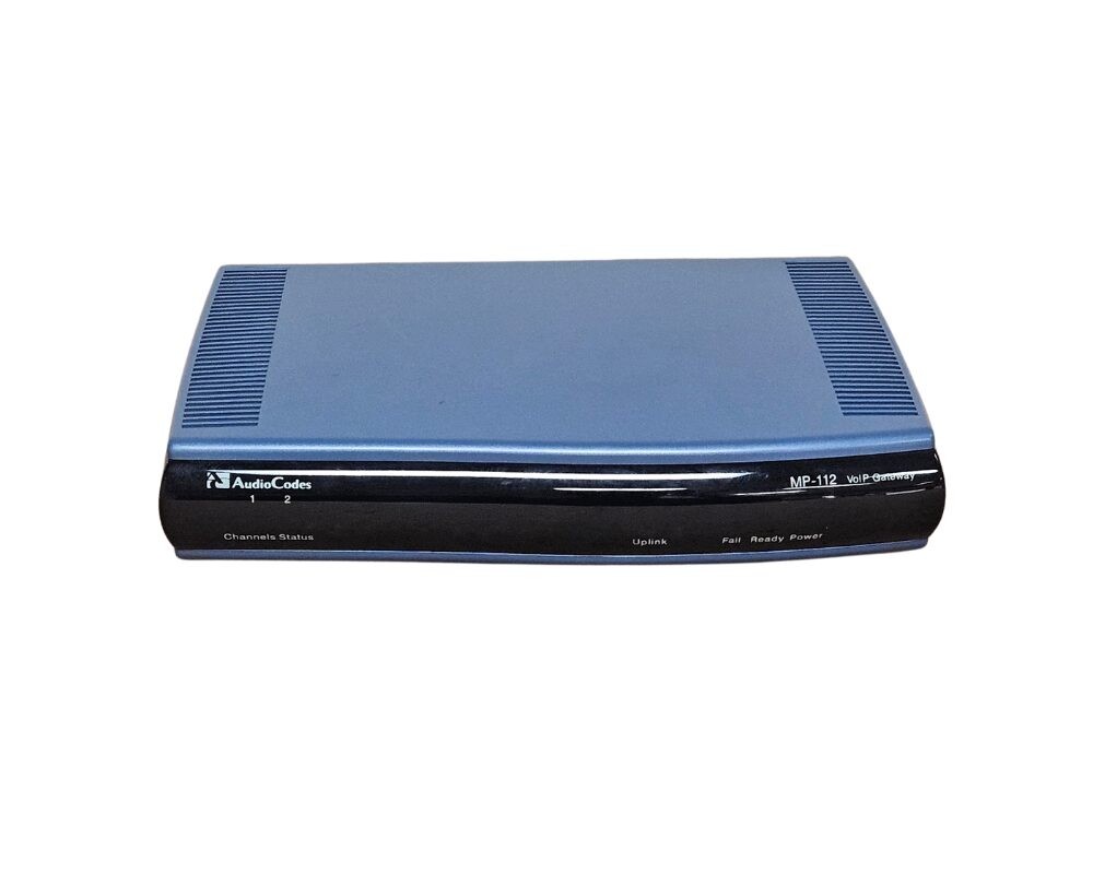AudioCodes MP-112 /2FXS/3AC GGWV00281 VoIP Gateway MP112/2S/SIP