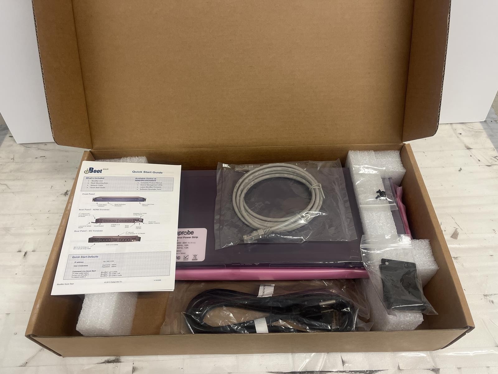 DATAPROBE IBOOTBAR IBB-C20 REMOTE CONTROL POWER STRIP