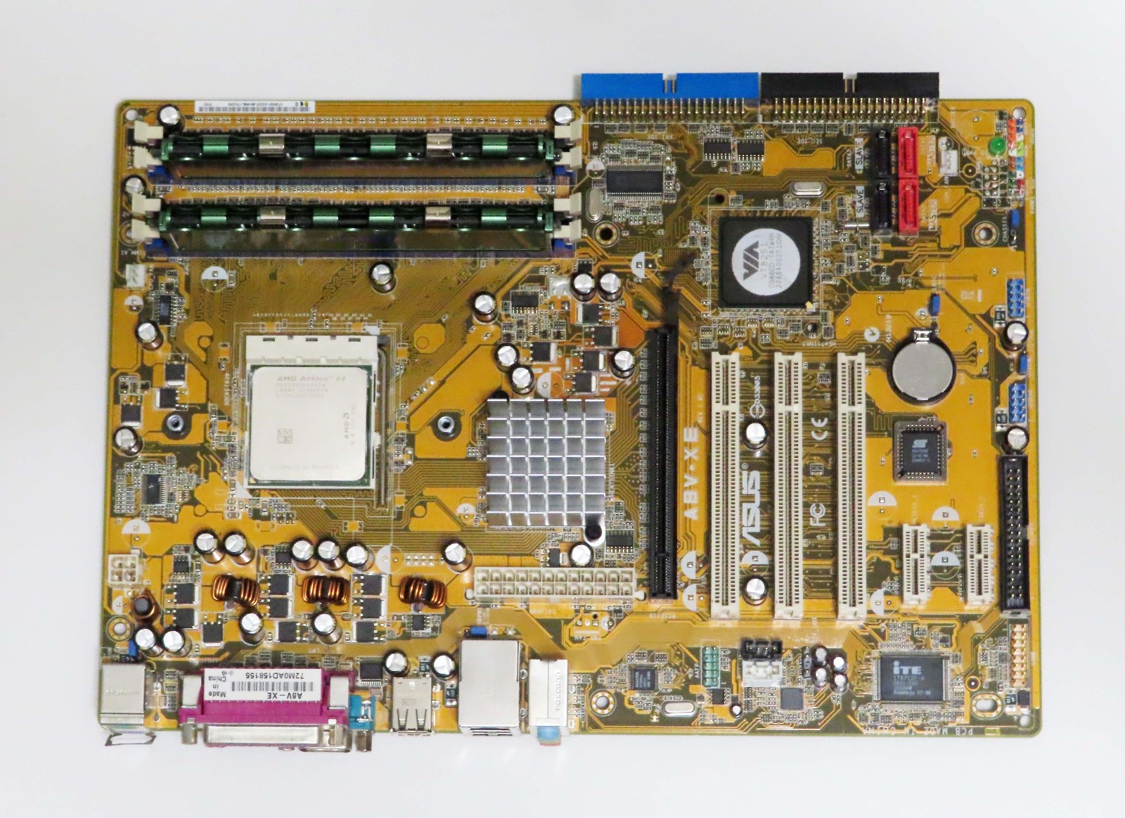 ASUS K8V-XE ATX Motherboard Combo With AMD Athlon 64 3800+ CPU And 1GB Memory