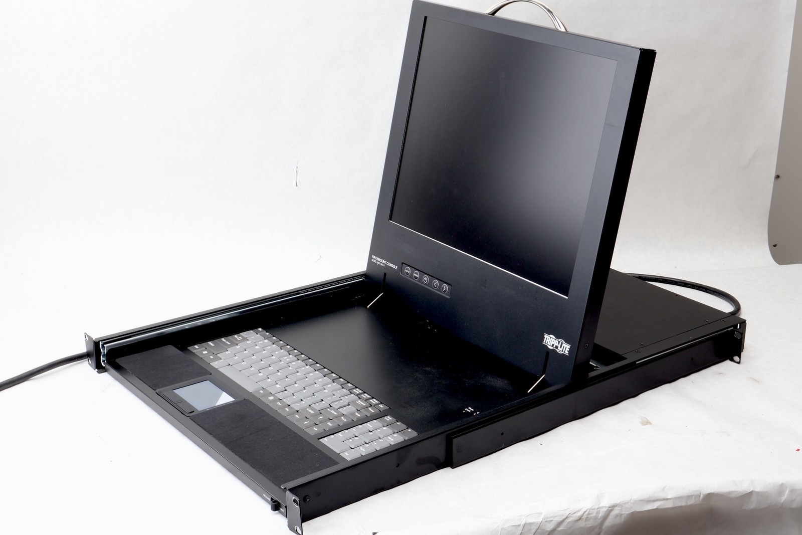Tripp Lite B021-000-17 1U Rackmount 17in LCD Console Keyboard Touchpad Black