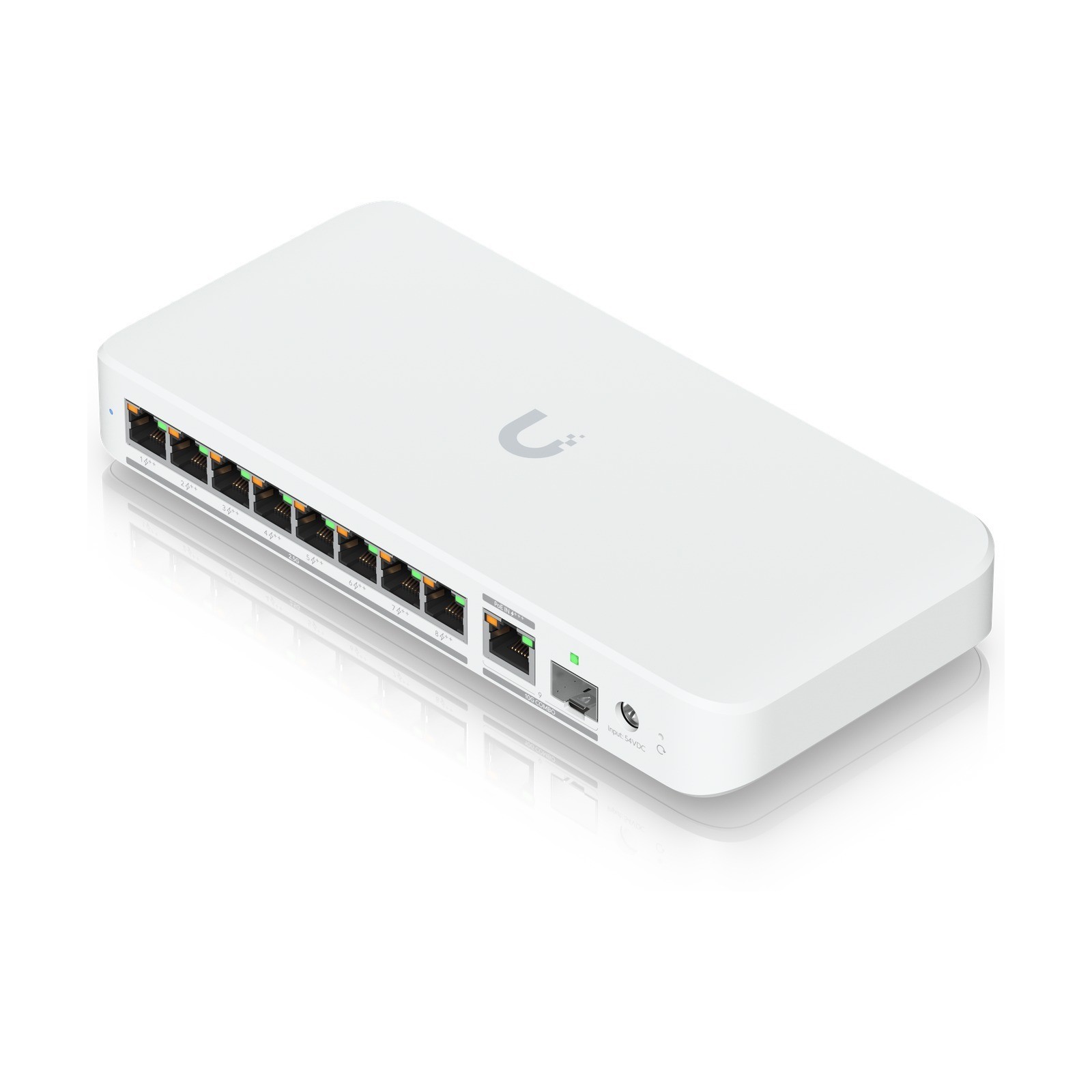 Ubiquiti UniFi Switch Flex 2.5G PoE USW-Flex-2.5G-8-PoE + 210W AC Adapter Bundle