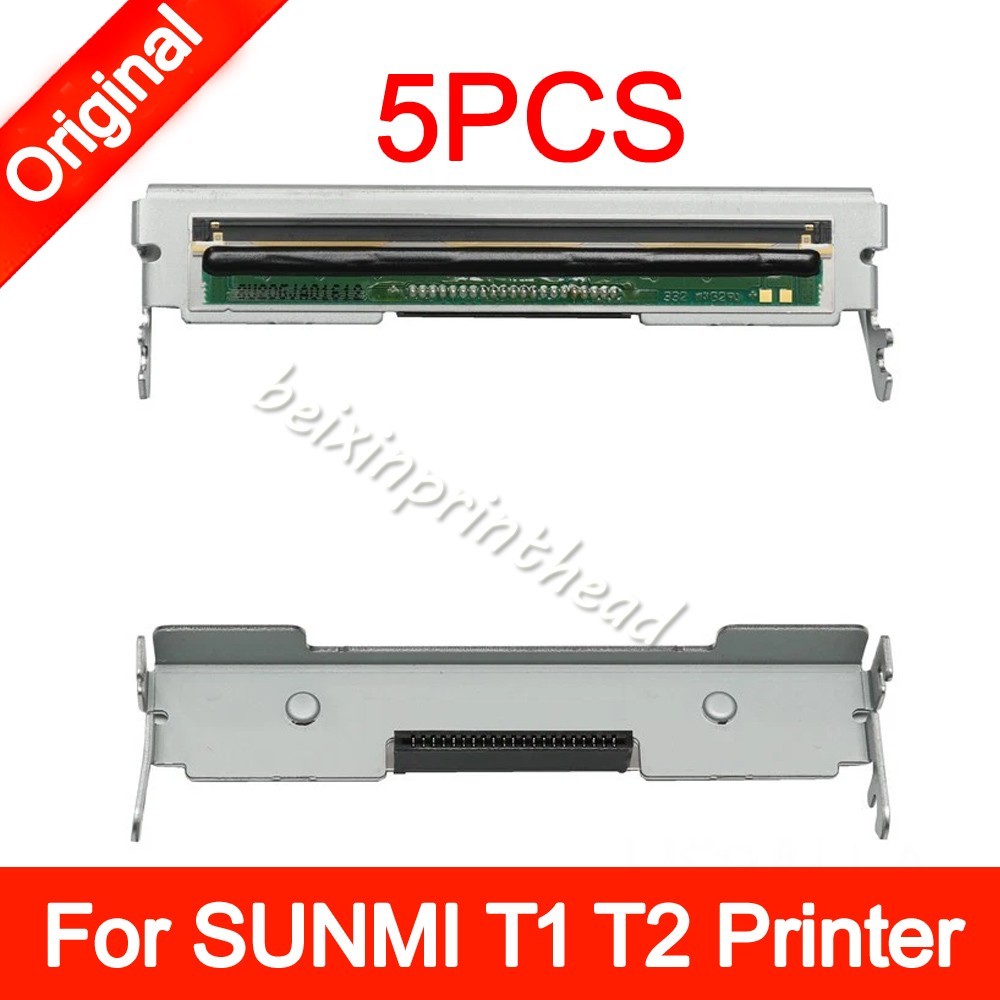 5PCS 100% Original T2 T1 Thermal Printhead For SUNMI T1 T2 Printer Print Head