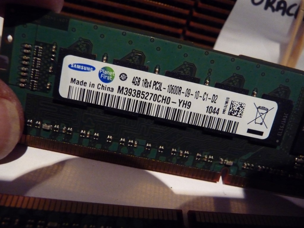 AU SELLER SAMSUNG ORACLE 4GB 1RX4 PC3L-10600R ECC 371-4965-01 SERVER RAM -TESTED