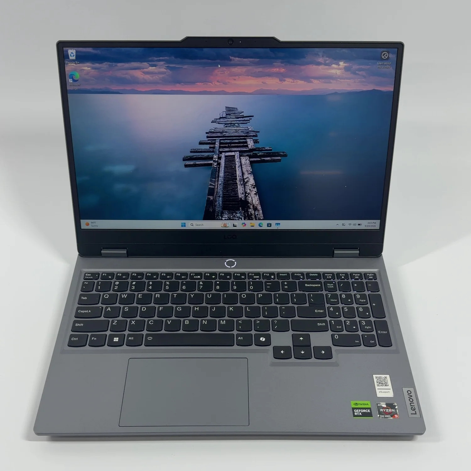 Lenovo LOQ 15 83JC 15.6" Ryzen 5 7235HS 12GB RAM 512GB SSD GeForce RTX 3050