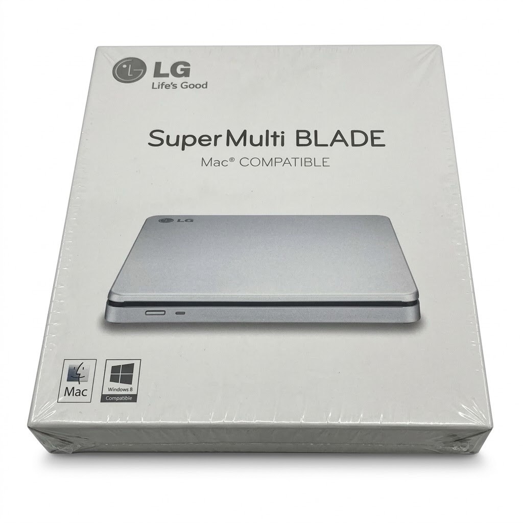 LG - AP70NS50 - External 8X Double Layer DVDRW Super Multi Blade Drive - Silver
