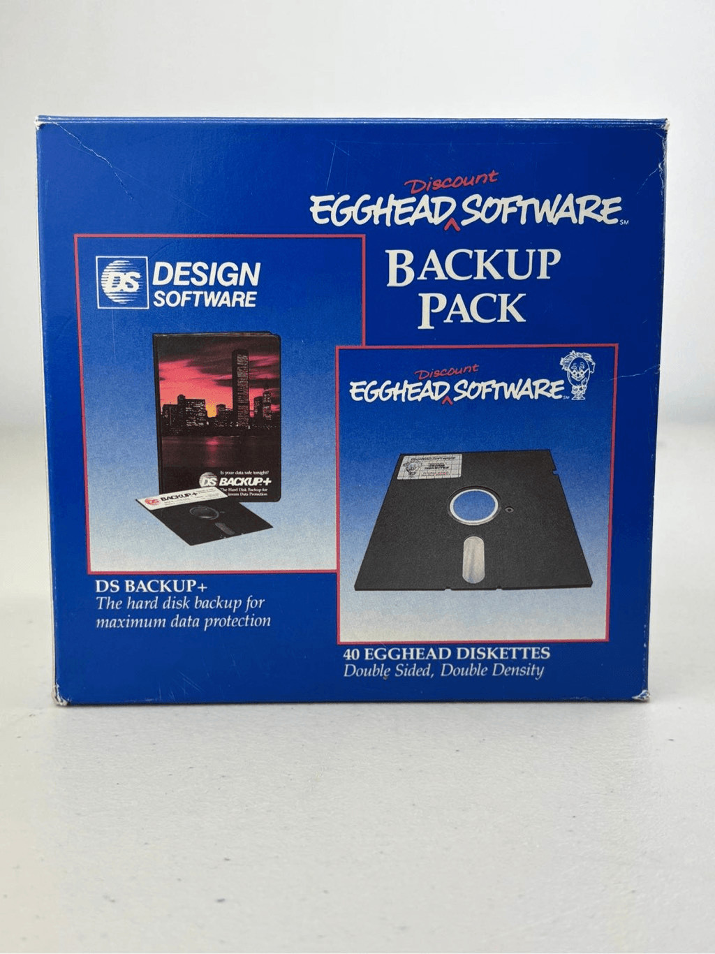 New Open Box Vintage 1988 Egghead Software Backup Pack of 40 Diskettes IBM Rare