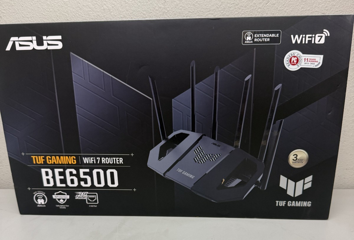 ASUS TUF-BE6500 WiFi 7 Gaming Router