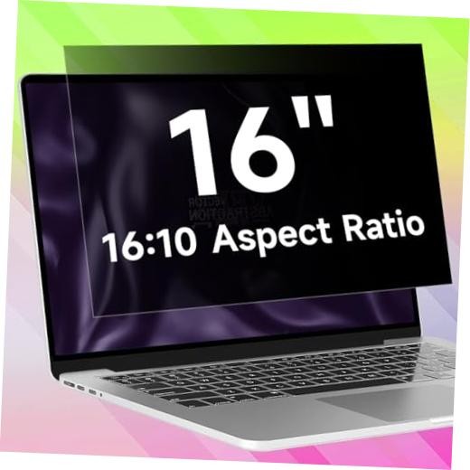 16 Inch 16:10 Laptop Privacy Screen 16 inch with 16:10 aspect ratio laptops
