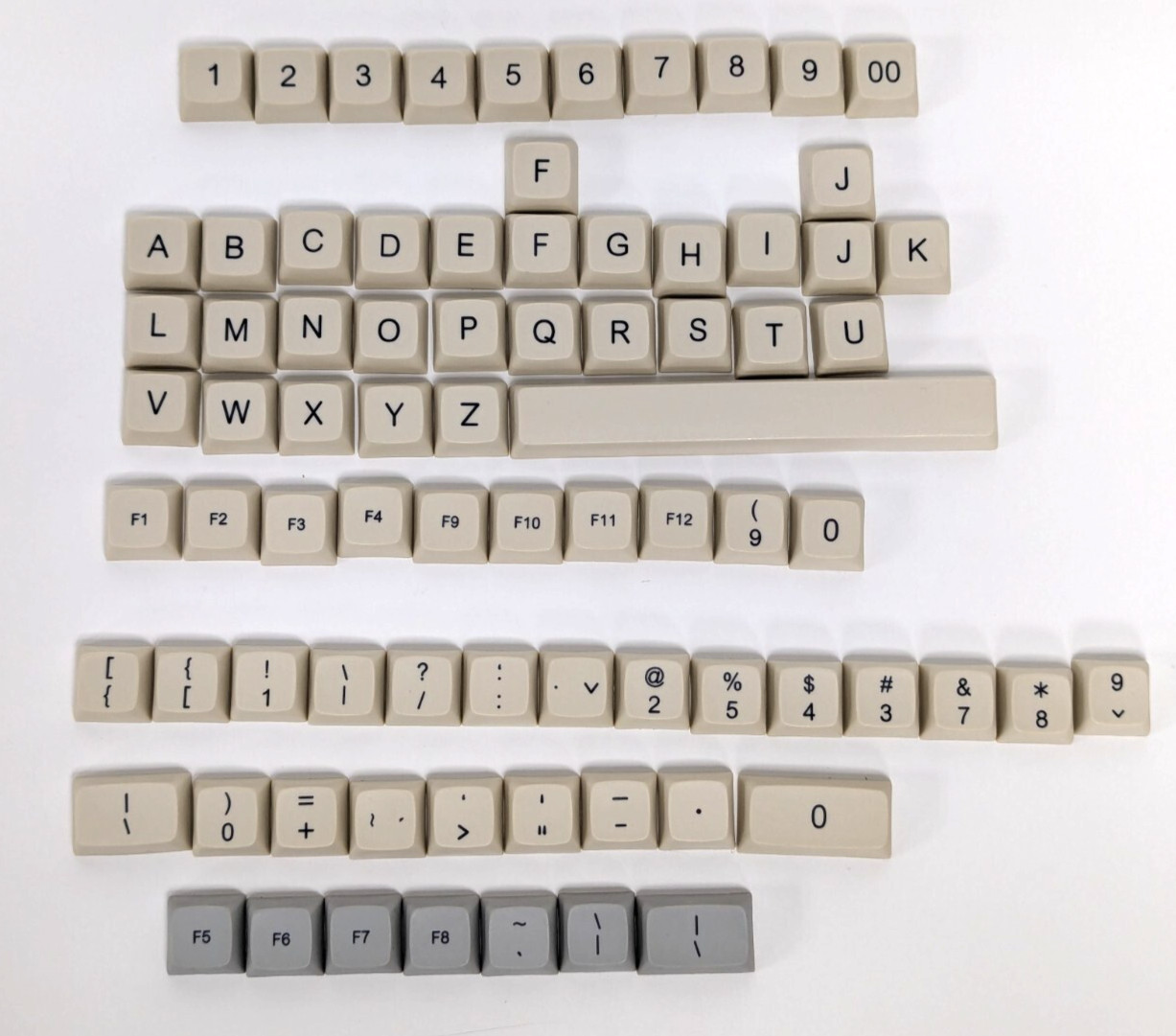 Massdrop x MiTo Canvas XDA Betas Keycap Set PBT MX Compatible