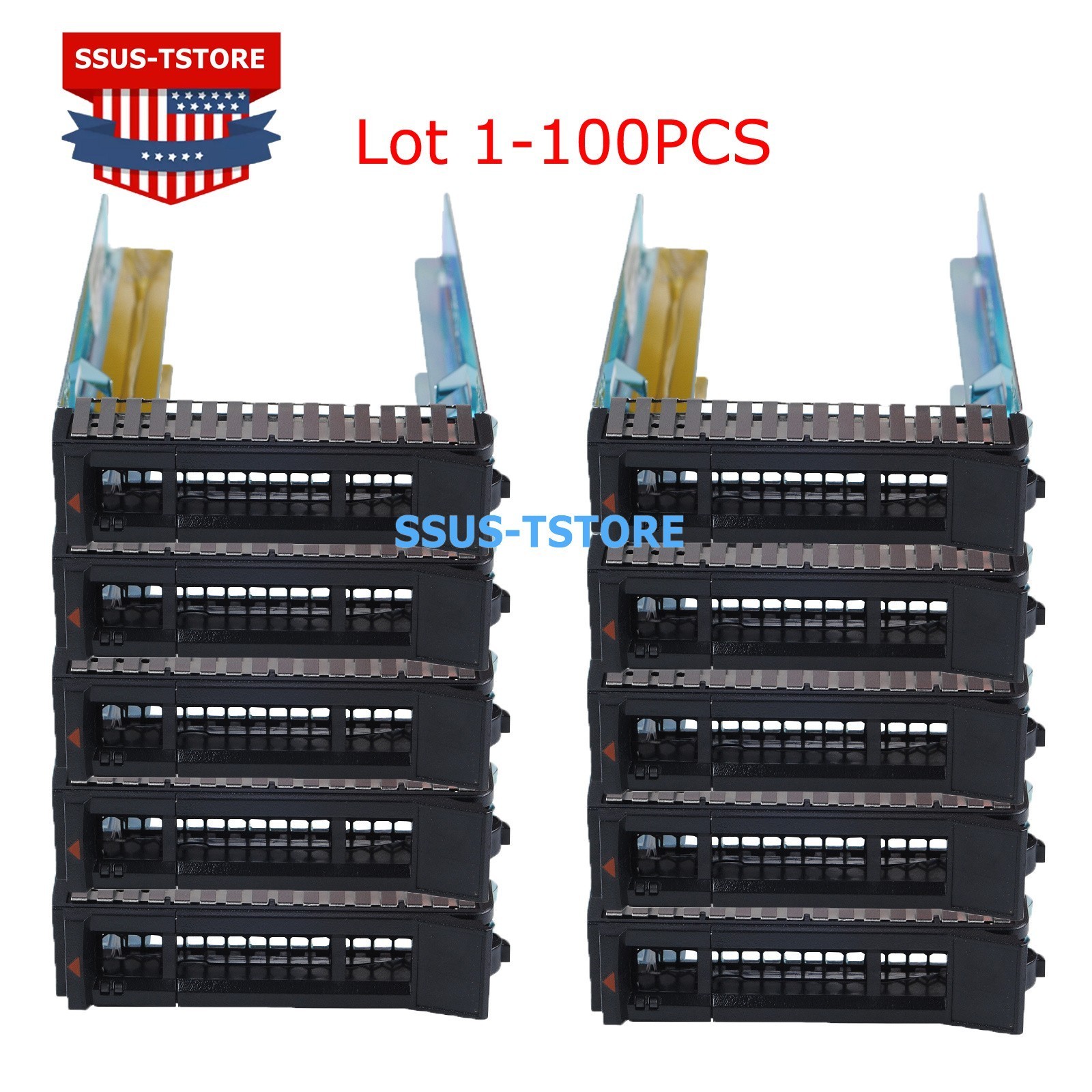 2.5" 00E7600 SFF HDD Tray Caddy For IBM LENOVO X3550 X3650 M5 X3850 X6 Lot