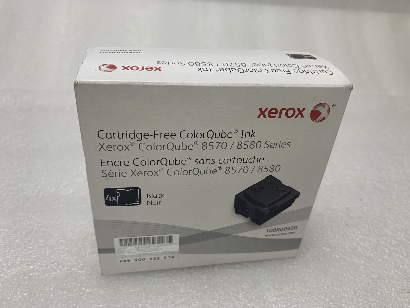 OEM Xerox Cartridge-Free ColorQube Solid Ink / 4-Pack Black / 108R00930