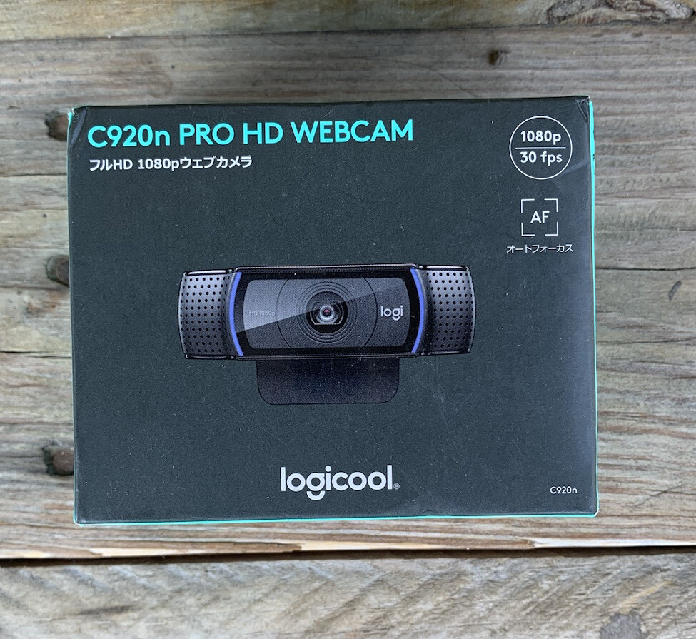 C920n Logicool Webcam Full HD 1080P Webcam Streaming Autofocus Stereo Microphone