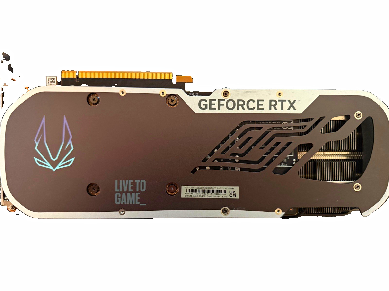 ZOTAC GAMING GeForce RTX 4080 Trinity Black Edition 16GB GDDR6X HDMI/DP