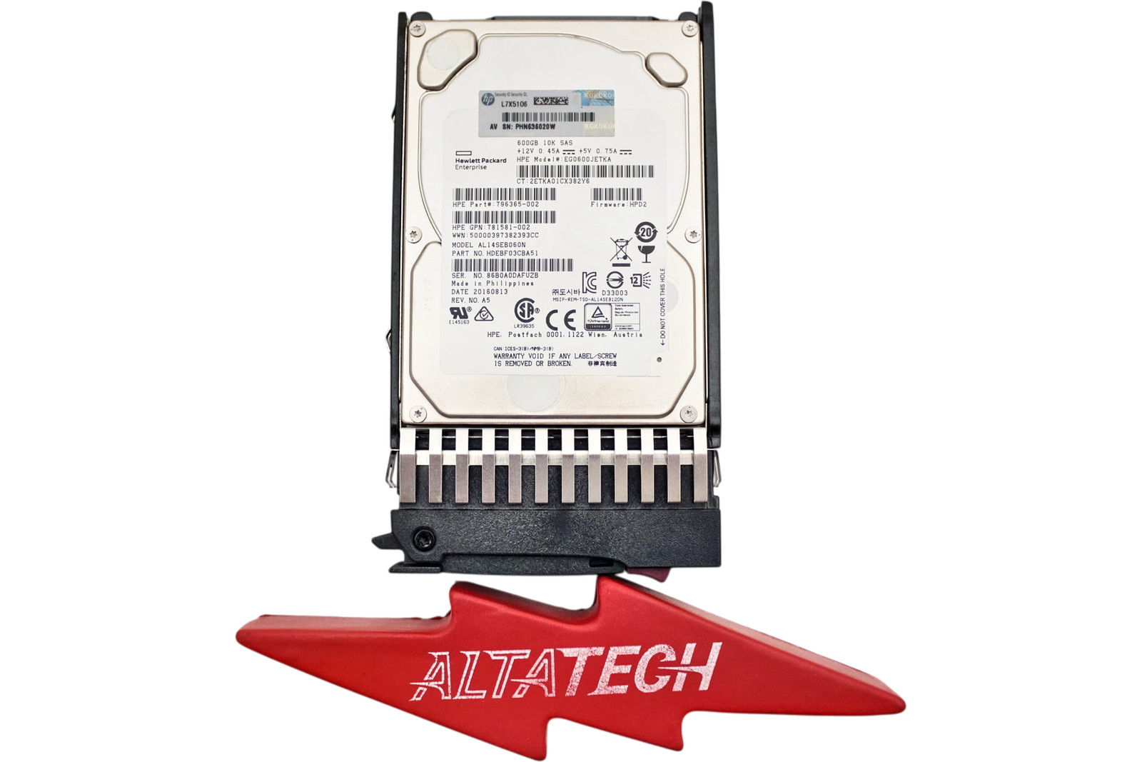 HP 787646-001 MSA 600GB 12G 10K SFF SAS HDD Hard Disk Drive