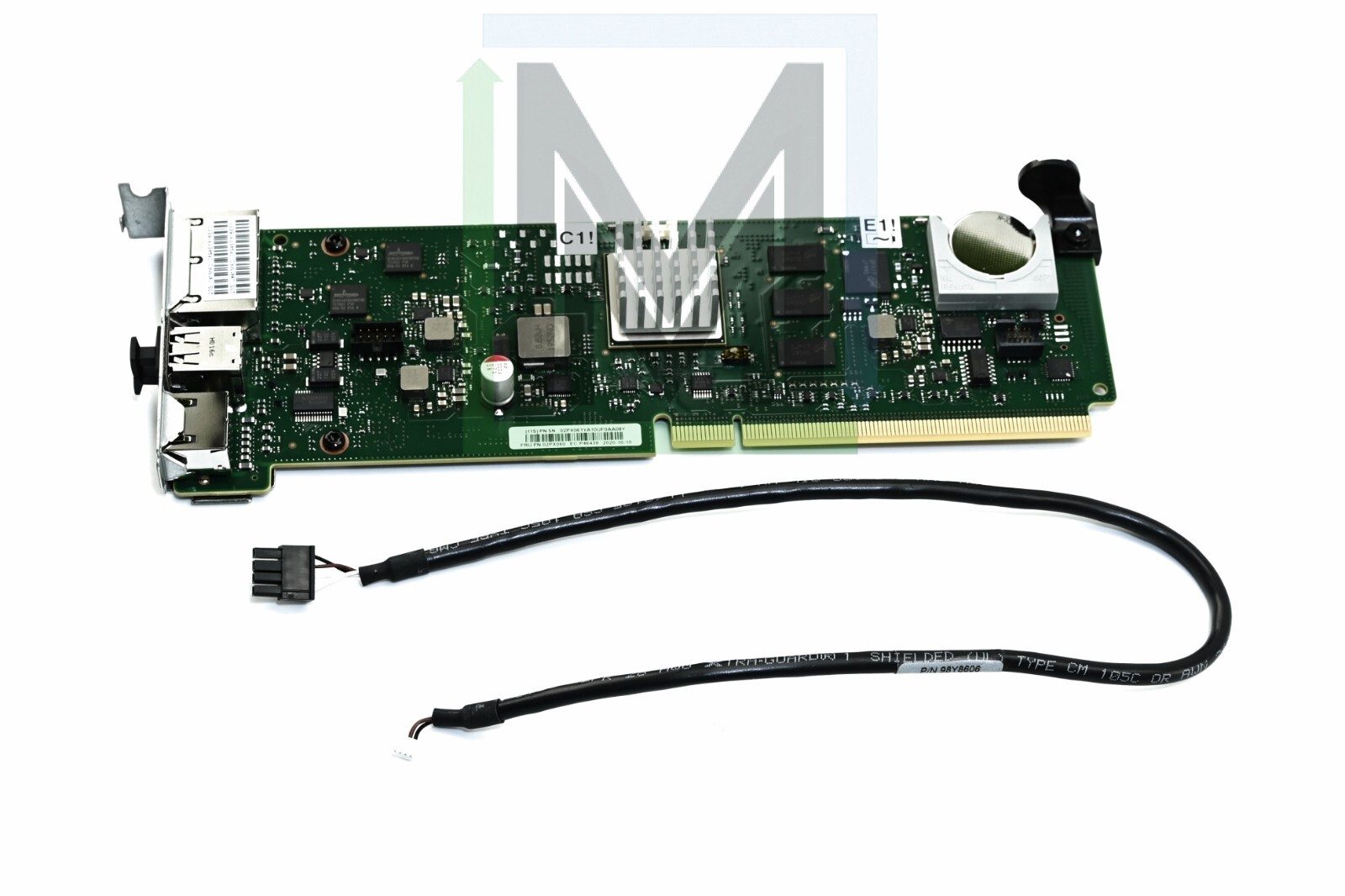 02PX060 02PX061 CCIN 2DEA IBM POWER9 2U SERVICE PROCESSOR CARD w/ CABLE
