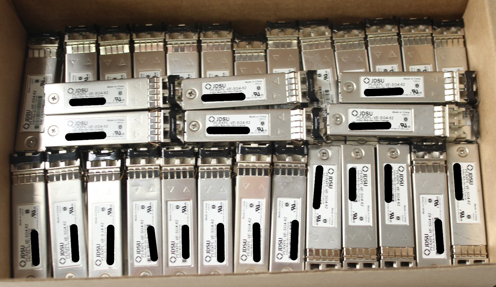 Lot of 56 JDSU PLRXPL-VE-SG4-62-N  4GB/S Multi-rate Transceiver Module