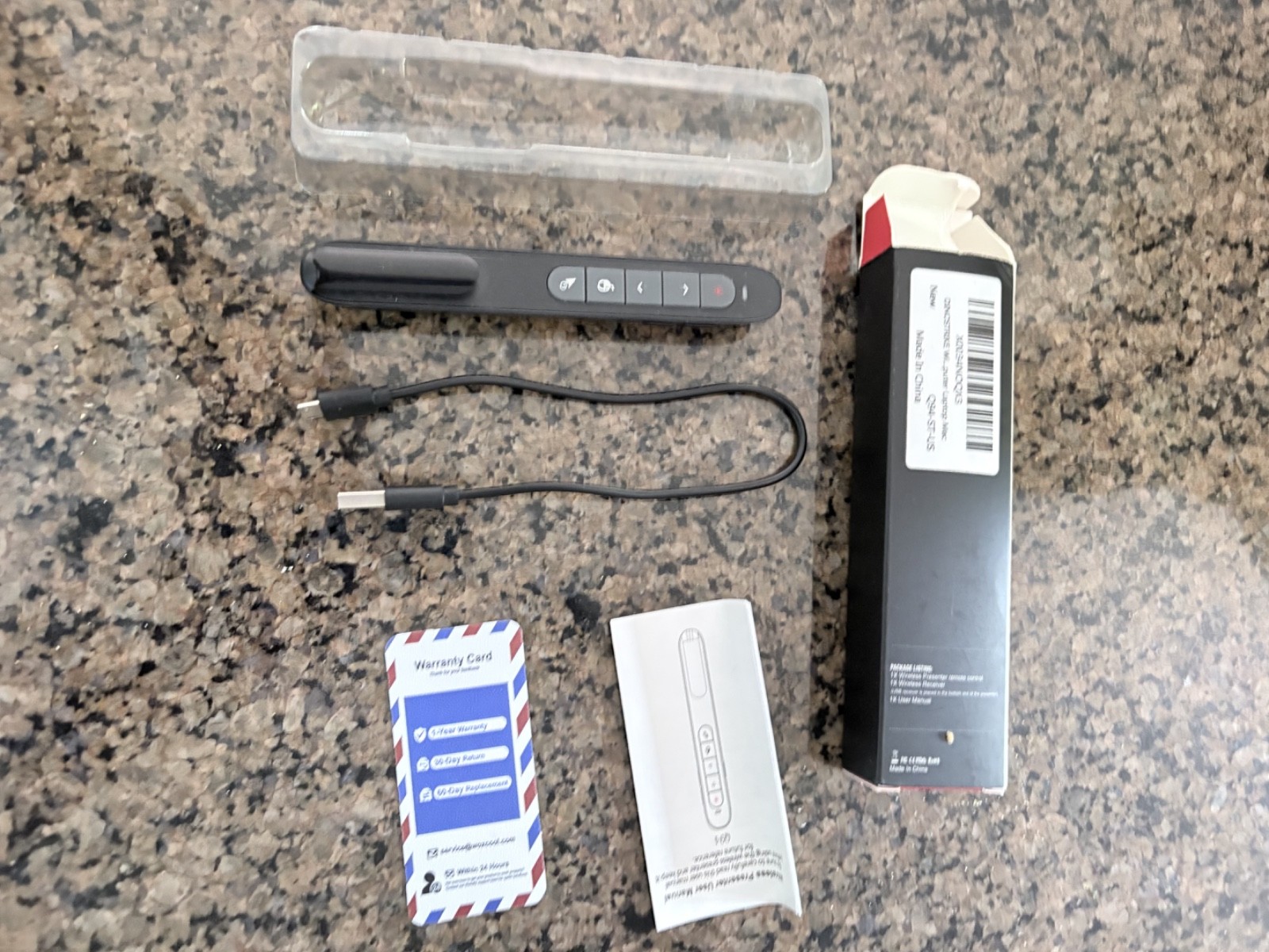 DinoFire Q94  Wireless Presenter Remote Clicker Laser Pointer NEW
