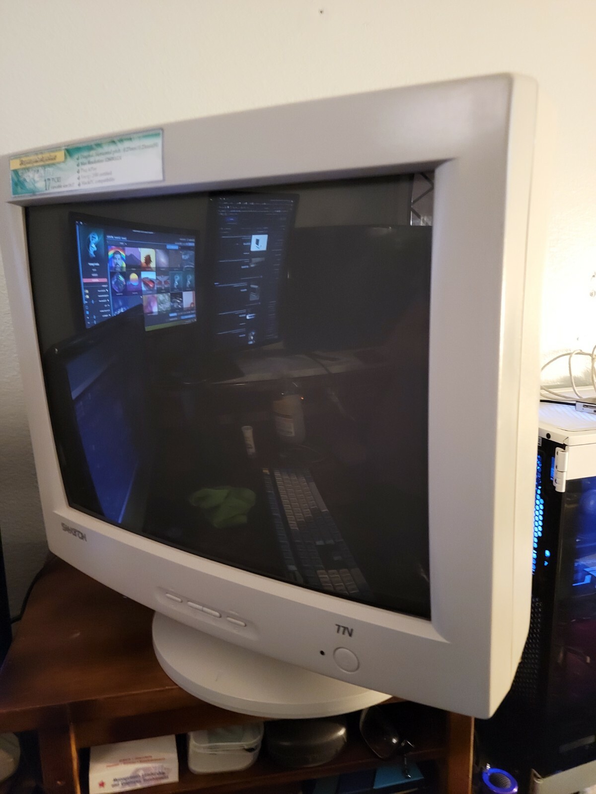 Samtron 77V VGA Vintage Gaming 17" CRT Computer Monitor