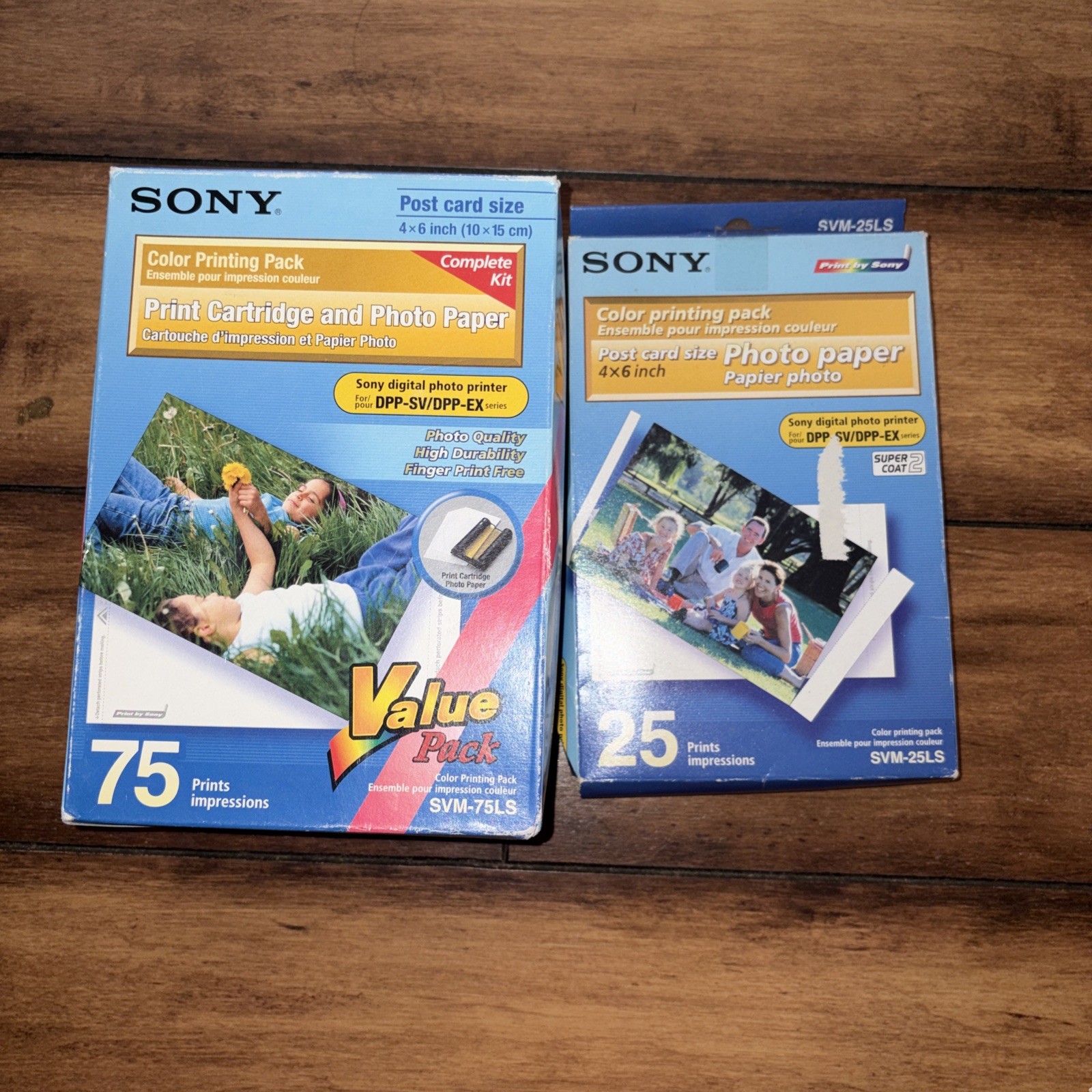 Sony Print Cartridge and 4" x 6" Photo Paper Kit SVM-75LS And Extra 25 Prints