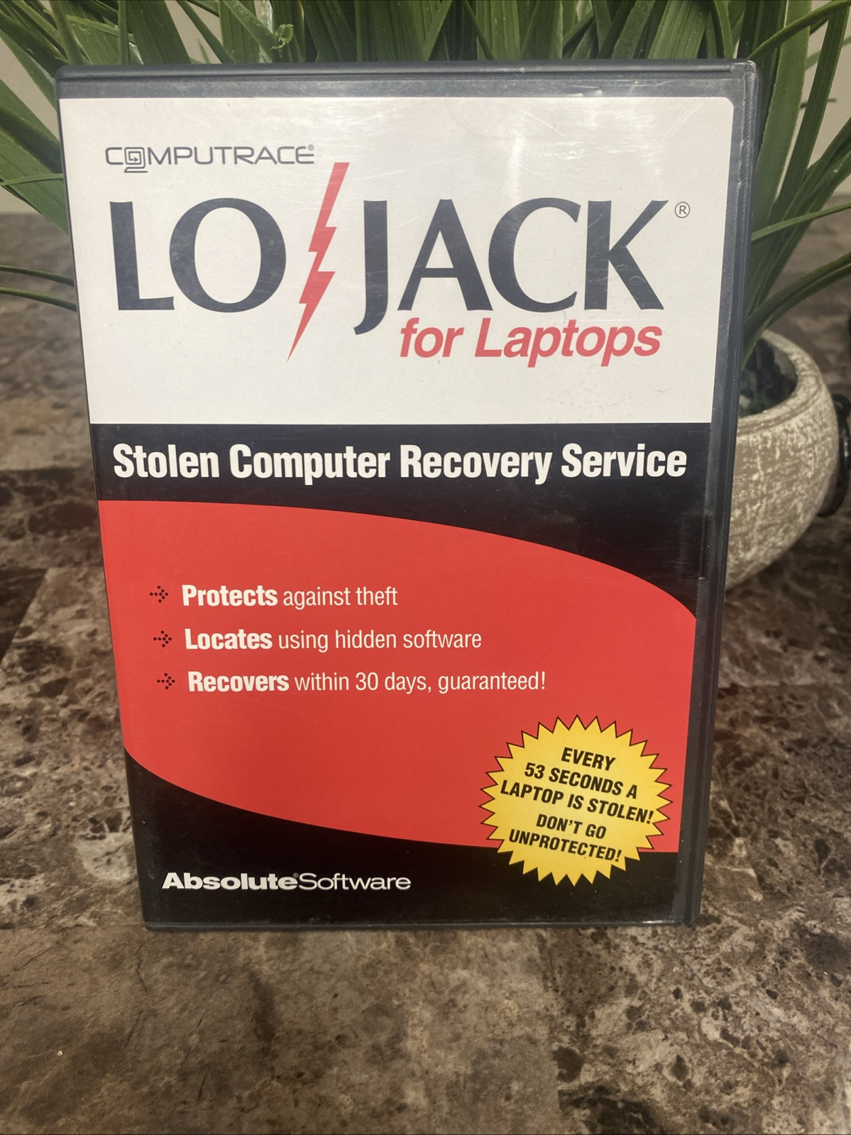 Lo jack For Laptops, Stolen Computer Recovery Service (Computrace) Windows XP CD