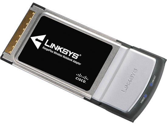 Cisco Linksys Range Plus Wireless Notebook Adapter, WPC100 New in Box