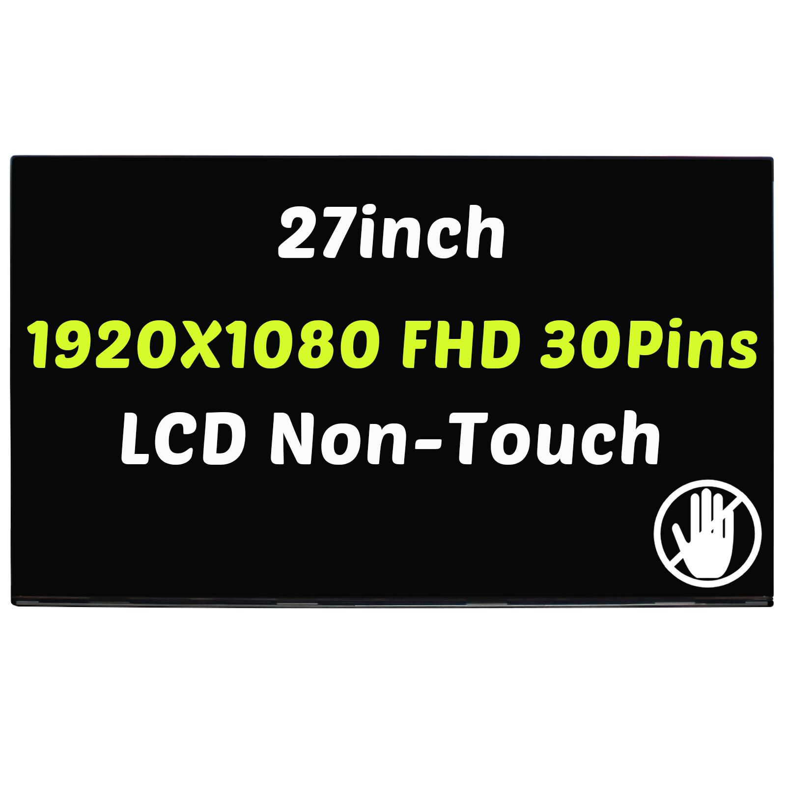27inch WLED LCD Display FHD 30Pins Non-Touch for HP 27-C 27-CB0000D 27-CB0000LA