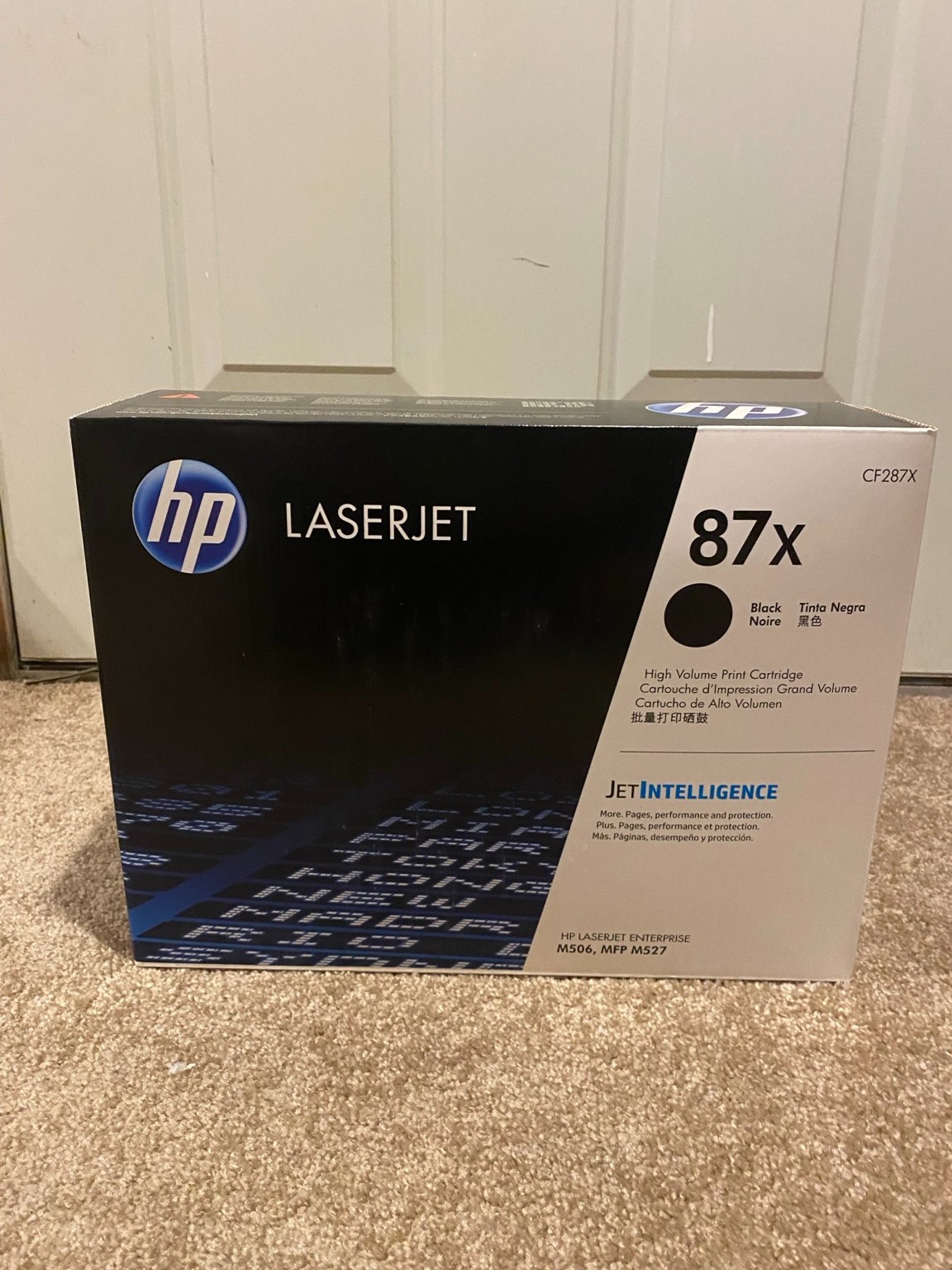 Genuine OEM HP 87X CF287X Black High Yield Toner Cartridge New Factory Sealed