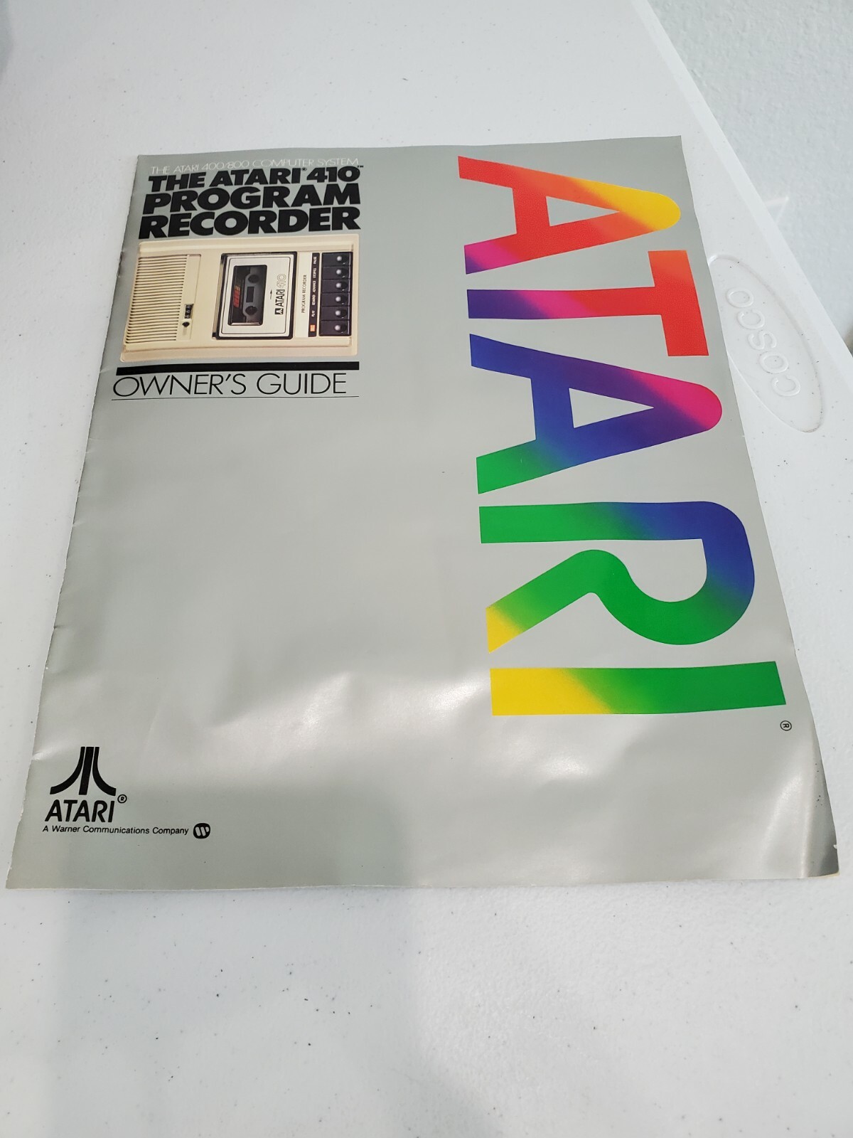 OWNER'S Guide Manual Atari 410 program recorder