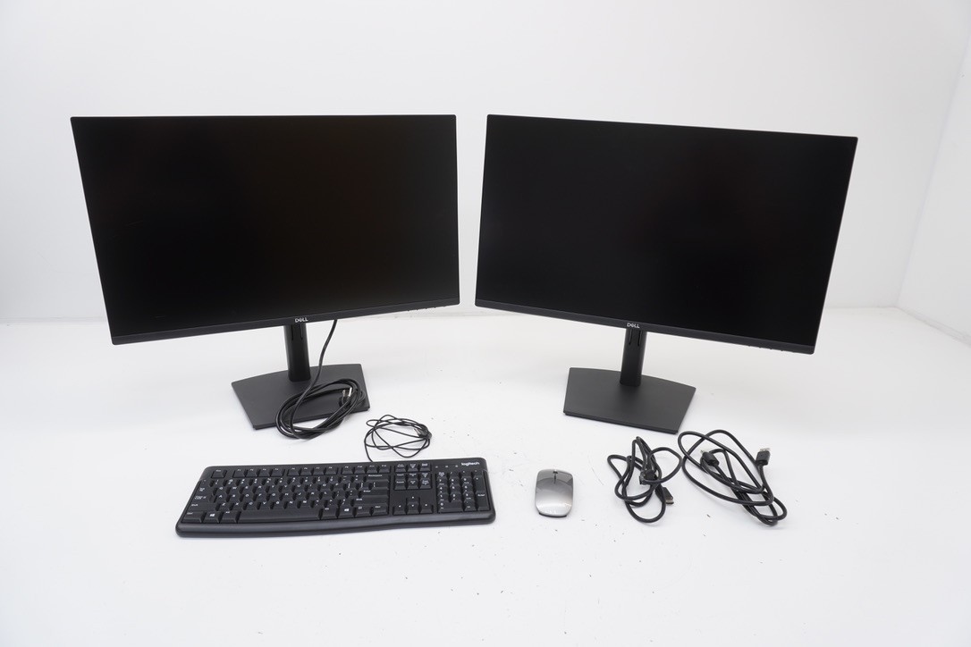 Dell E2724HS 27" Full HD LED LCD Monitor Set W/ Logitech Keyboard & Mouse