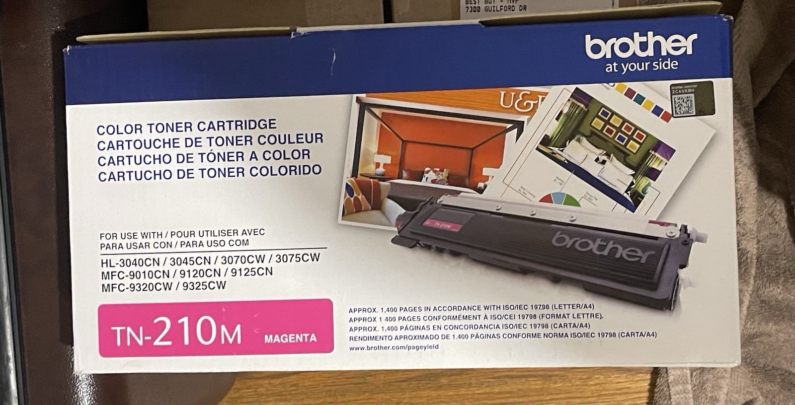 Brother TN210M Magenta Toner Cartridge - Genuine