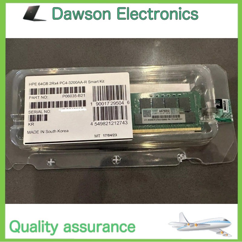 NEW P07650-B21 P11446-1A1 HPE 2RX4 64GB DDR4 PC4-3200AA RDIMM ECC Server Memory
