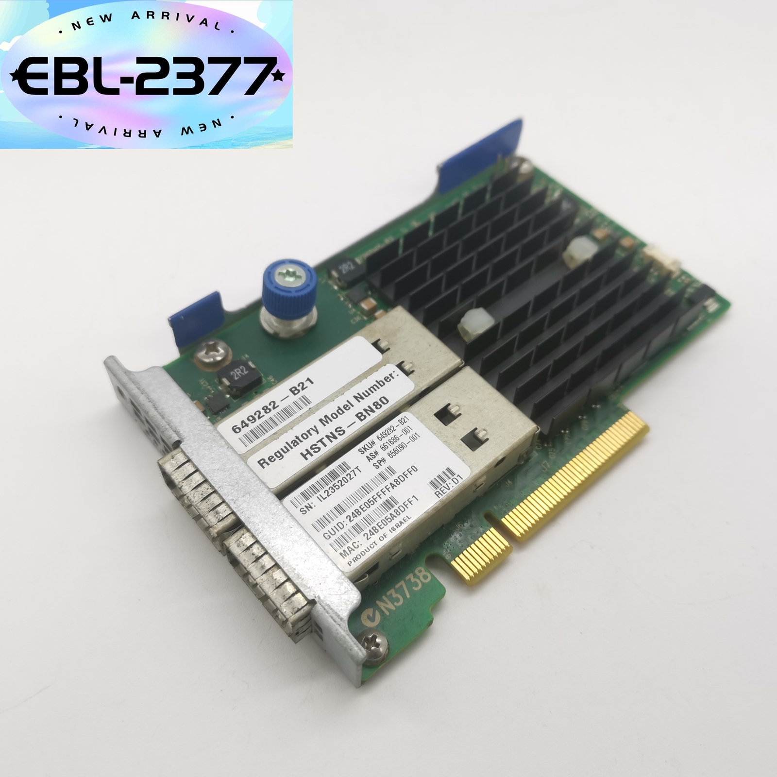 HP 544FLR 10GB/40GB 2-PORT 544FLR-QSFP ADPTR 764285-B21 764737-001 779132-001