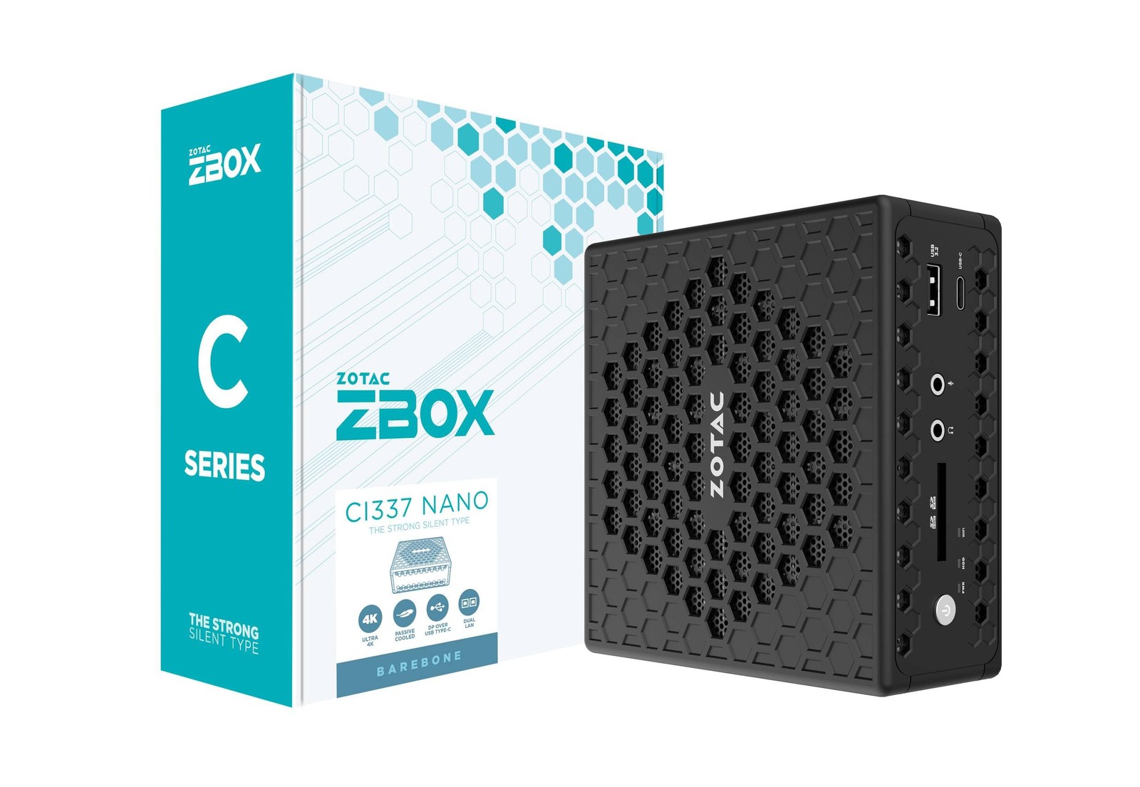 Zotac ZBOX-CI337NANO-U Mini PC Intel N100 4K HDMI WiFi 6