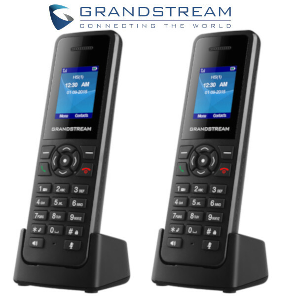 2 Grandstream DP720 DECT Cordless HD VoIP Telephone Handset Black REQUIRES DP750