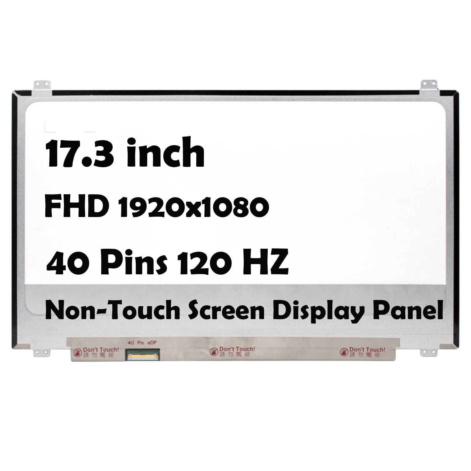 17.3" for MSI GT73VR 1920x1080 40 Pin 120HZ LCD Non-Touch Screen Display Panel