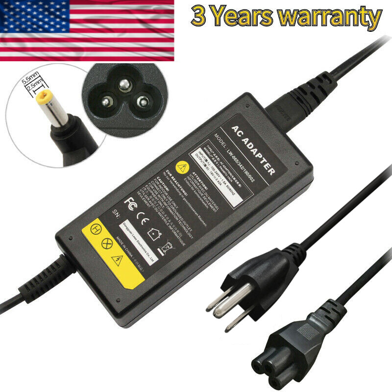 AC Power Adapter Charger for Fujitsu-Siemens LifeBook S752 S762 Laptop 19V 3.42A