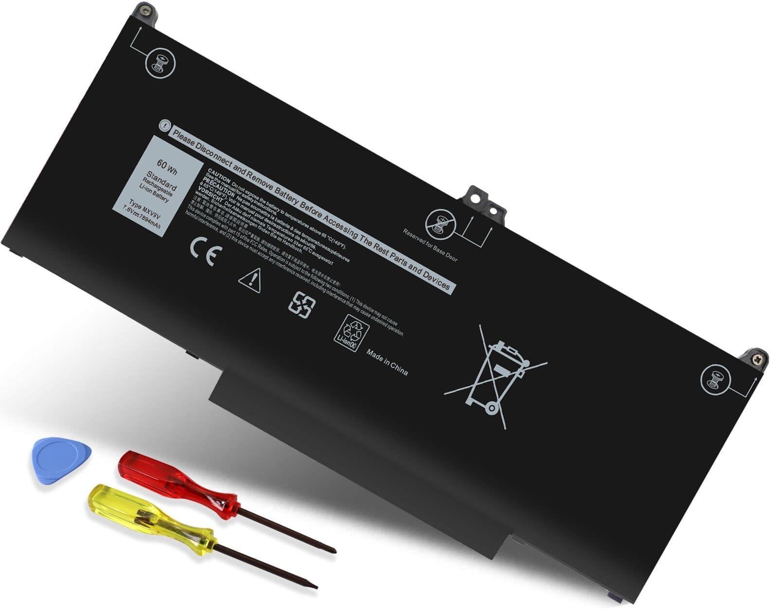 High-Capacity Replacement Battery for Dell Latitude 5300 5310 7300 7400 E5300 E5
